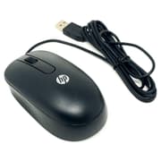 HP Wire USB Optical Computer Scroll Mouse 800 DPI Left-handed or right-handed (Brown Box) product image