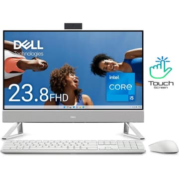 Dell Inspiron 5420 (2023) All-in-One 13Gen Intel Core i7 10-Cores w/ 24" Touch Screen & Windows 11 Pro - White