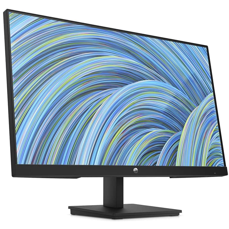 HP V24v G5 24'' IPS Full HD 75Hz Anti-Glare VESA Mounting Low Blue Light HDMI & VGA Interface - Black