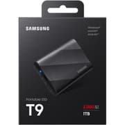 SAMSUNG T9 Portable SSD 1TB USB 3.2 Gen 2x2 External SSD Read Speeds Up to 2,000MB/s for Gaming, Students & Professionals product image