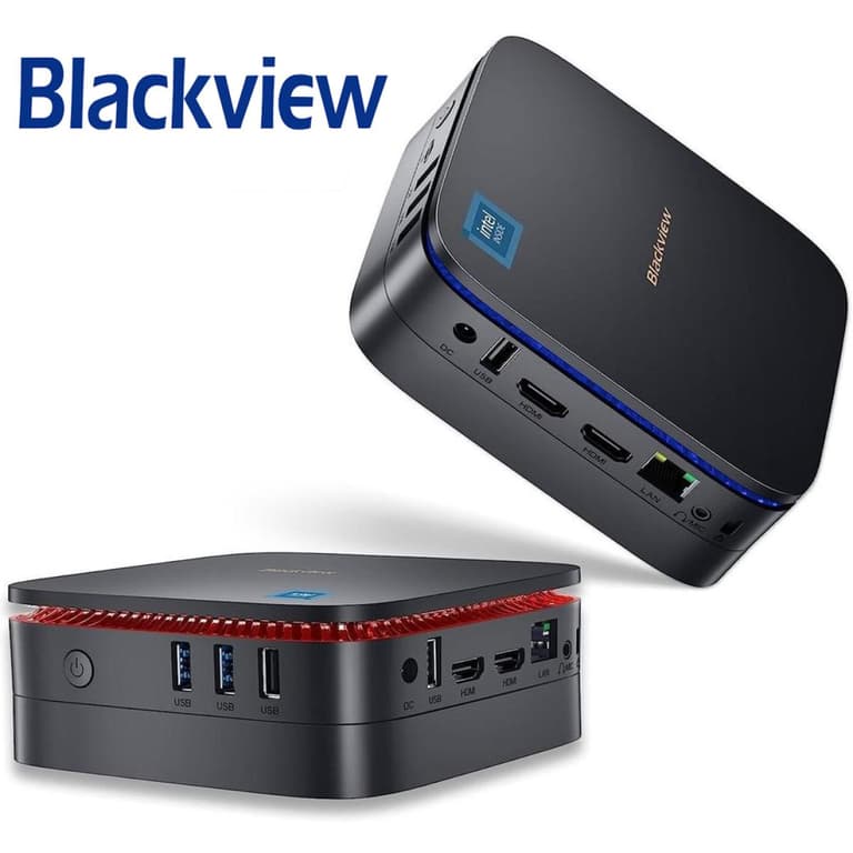 Blackview MP60 Mini PC Intel Celeron N5095 4-Cores (16GB/512GB) Mini PC Barebone For Home & Business