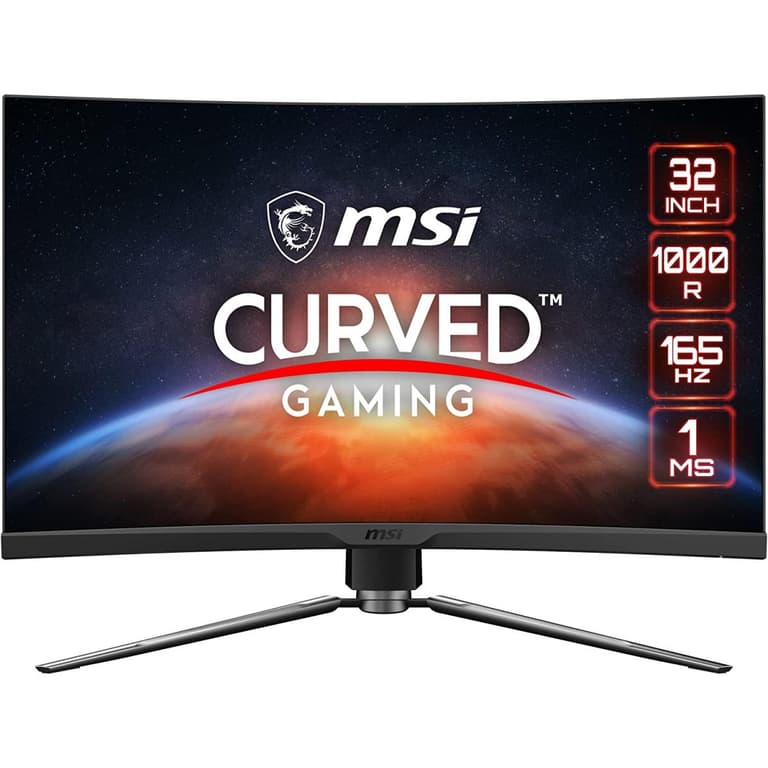 MSI MAG ARTYMIS 324CP 32" Curved 1000R Full HD 165Hz 1ms HDR 2xHDMI DisplayPort Adjustable Stand & USB C