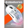 SteelSeries Aerox 3 (2022) Wire Super Light 8,500 CPI TrueMove Core Optical Sensor 59g Water Resistant Design USB-C - Snow product thumbnail 1