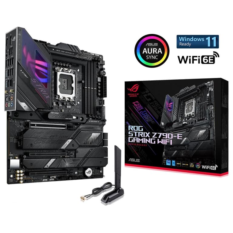 ASUS ROG Strix Z790-E Gaming WiFi 6E Intel 12th&13th Gen Motherboard PCIe 5.0 DDR5 Thunderbolt 4 Support up to 5xM.2