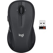 Logitech M510 Wireless Rubber Grips 5 Programmable Buttons up to 24-Months Battery USB Unify - Black product image