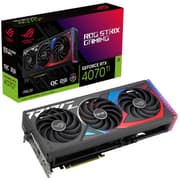 ASUS ROG Strix NVIDIA GeForce RTX 4070 TI OC Edition 12GB GDDR 6X Lower Temps & Enhanced Durability product image