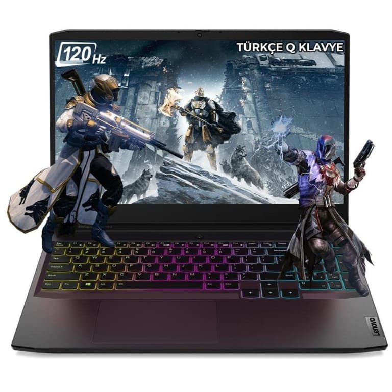 Lenovo IdeaPad Gaming 3 (2022) NEW 12Gen Intel Core i5 8-Cores w/ RTX 3050 & 120Hz Display - Onyx Grey