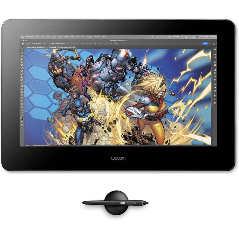 Wacom Cintiq Pro 16 Creative Pen & Touch Display 4K Graphic Drawing Monitor with 8192 Pen Pressure and 98% Adobe RGB - Black