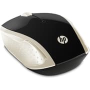 HP 200 USB Wireless Mouse with 1000 DPI Optical Sensor 2.4 GHz Wireless Cconnectivity Ambidextrous Design - Silk Gold product image
