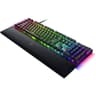 Razer BlackWidow V4 Mechanical 6 Dedicated Macro Keys Magnetic Wrist Rest Doubleshot ABS Keycaps Green Switches - Black product thumbnail 1