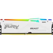Kingston FURY Beast RGB 32GB (1 x 32GB) 5600MHz DDR5 Desktop Memory Infrared Sync Technology - White product image