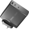 Promate GaNCharge-140W 140W USB-C GaN Charger with 140W Type-C Power Delivery 100W USB-C 3.0 Port 30W QC 3.0 USB Port - Black product thumbnail 1