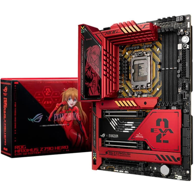 ASUS ROG Maximus Z790 Hero (WiFi 6E) EVA-02 Edition Intel 14th&13th Gen Motherboard PCIe 5.0 DDR5 5x M.2/ 2x Thunderbolt 4