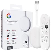 Chromecast with Google TV (HD) Streaming Stick Entertainment on Your TV w/ Voice Search Watch Movies, Shows, and Live TV in 1080p HD - Snow product image
