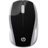 HP 200 USB Wireless Mouse with 1000 DPI Optical Sensor 2.4 GHz Wireless Cconnectivity Ambidextrous Design - Silver product thumbnail 1