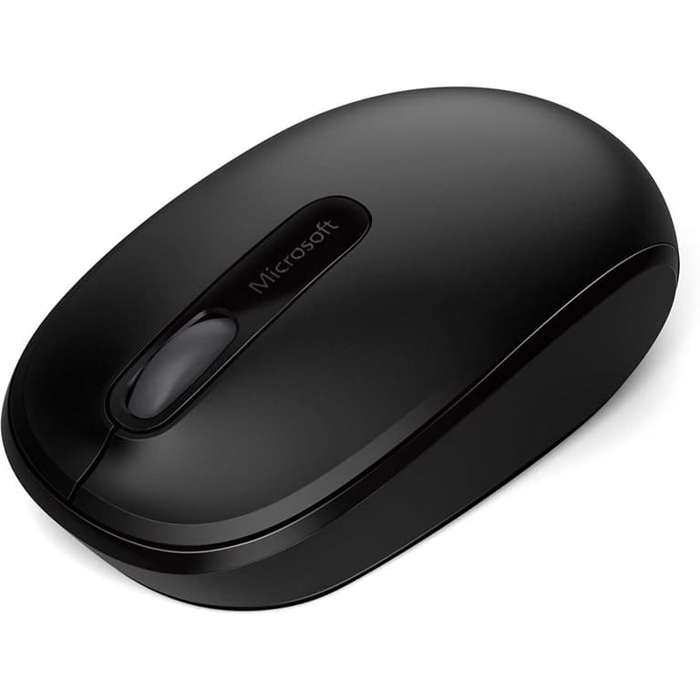 Microsoft 1850 Wireless Mobile Mouse 1850 Right/Left Hand Use w/ Nano transceiver For Microsft & Mac - Black