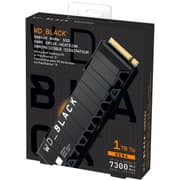 WD BLACK 1TB SN850X NVMe Gaming SSD w/ Heatsink Works with Playstation 5, Gen4 PCIe Up to 7,300 MB/s product image