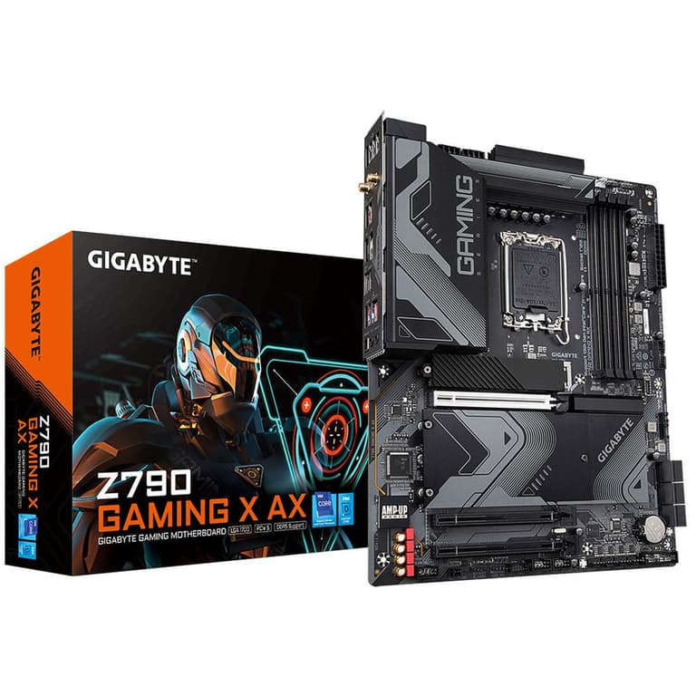 GIGABYTE Z790 GAMING X AX DDR5 WIFI 6E Intel Z790 4x M.2 PCIe 5.0 USB 3.2 Gen2 Type-C 2.5GbE LAN Motherboard