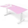 Arozzi Arena Ultrawide Curved Gaming Desk Water ResistantMat Custom Monitor Mount Cable Management - Pink product thumbnail 1
