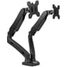 Arozzi Alzare Dual Gas Lift Monitor Arm 360° Screen Rotation Cable Management - Black product thumbnail 1