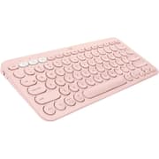 Logitech K380 Bluetooth Windows, Mac, Chrome , Android, iPad, iPhone, Apple TV up to 3 Devices Arabic / English – Rose product image