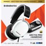 SteelSeries Arctis Pro + GameDAC Wired Certified Hi-Res Audio Dedicated DAC & Amp - for PS5/PS4 and PC - White product thumbnail 1