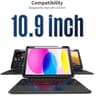 Choetech BH-017 Wireless Keyboard Case for iPad 10.9" Arabic / English Layout (Black) product thumbnail 1
