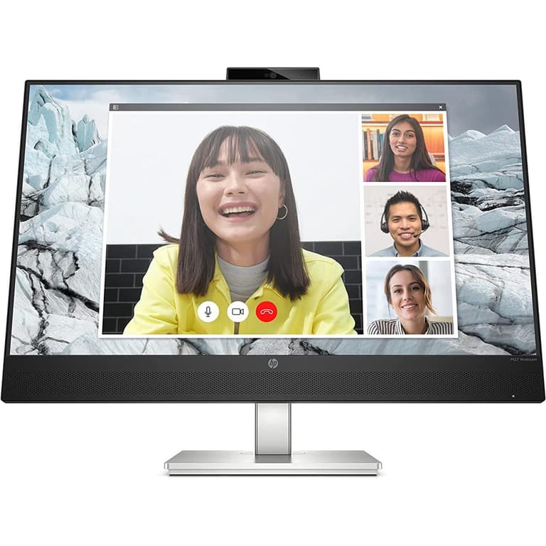 HP M27 27" Full HD Eyesafe w/ 5MP Camera, Speakers, & Noise-Canceling MIC USB-C Height/Swivel Adjustment