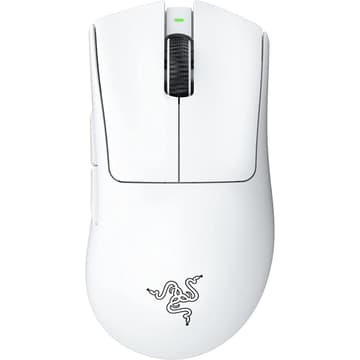 Razer DeathAdder V3 Pro HyperSpeed Wireless 63g Lightweight Focus Pro 30K Optical Sensor Switches Gen-3 - White Color