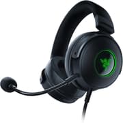 Razer Kraken V3 HyperSense Wired USB Haptic Technology Triforce Titanium 50mm Drivers Detachable Mic - Black product image