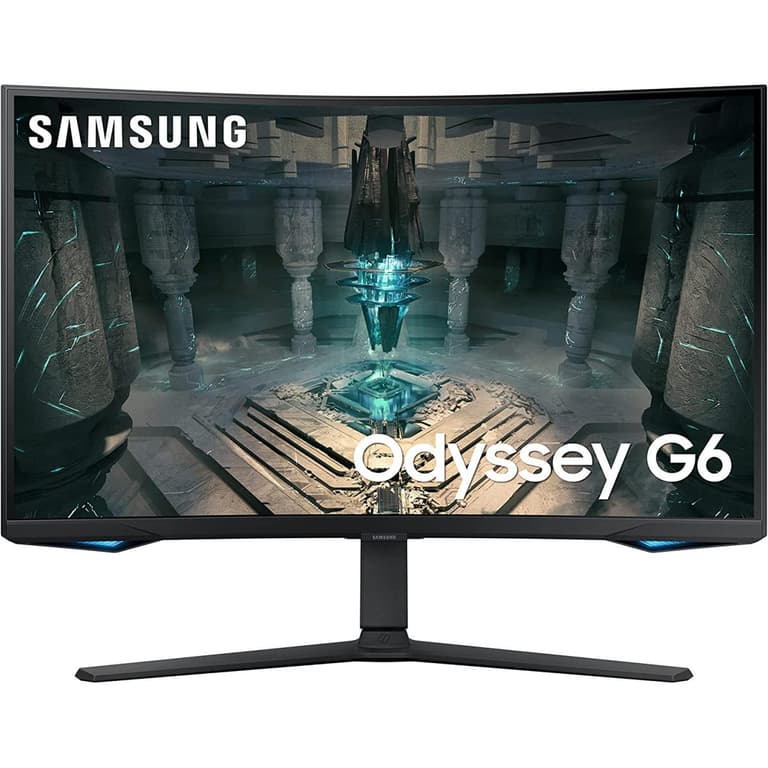 SAMSUNG Odyssey G6 (BG650) SMART 32" 2K Curved 1000R 240hz 1MS HDR 600 AMD FreeSync HDMI 2.1 w/ Adjustable Stand & Speakers