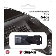 Kingston DataTraveler Exodia Onyx 64GB USB 3.2 Flash Drive product image