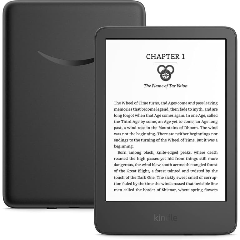 Amazon NEW Kindle (2022) 16GB WIFI 6" The Lightest & Most Compact Kindle 300 ppi Display Up To 6 Weeks Battery - Black