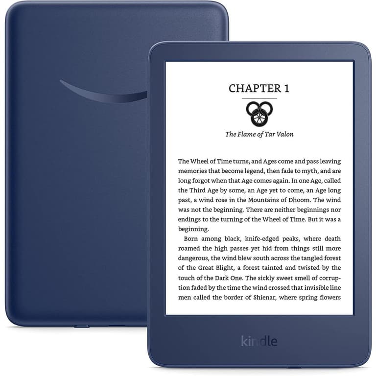 Amazon NEW Kindle (2022) 16GB WIFI 6" The Lightest & Most Compact Kindle 300 ppi Display Up To 6 Weeks Battery - Denim