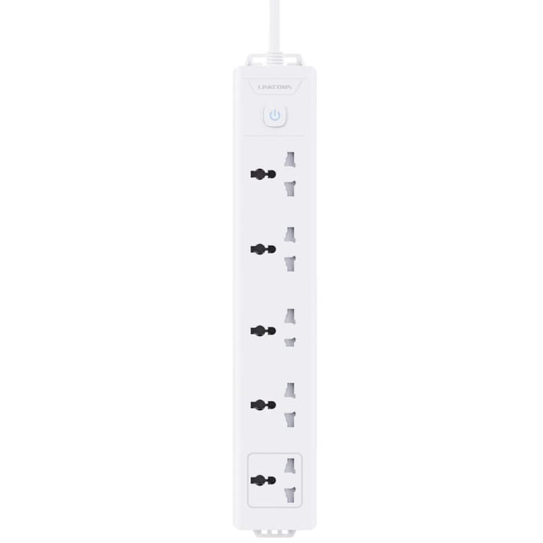 LINKCOMN LC-PS501 Power Strip 5-Outlet w/ 3m Power Cord