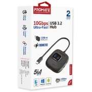 Promate SnapHub-4 4 In 1 Ultra Fast USB 3.2 Hub 4 USB-A Ports 10Gbps Transfer Rate 5V 1A Voltage product image