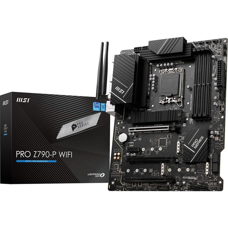 MSI PRO Z790-P WIFI DDR5 LGA 1700 Intel Z790 SATA 6Gb/s DDR5 ATX Motherboard