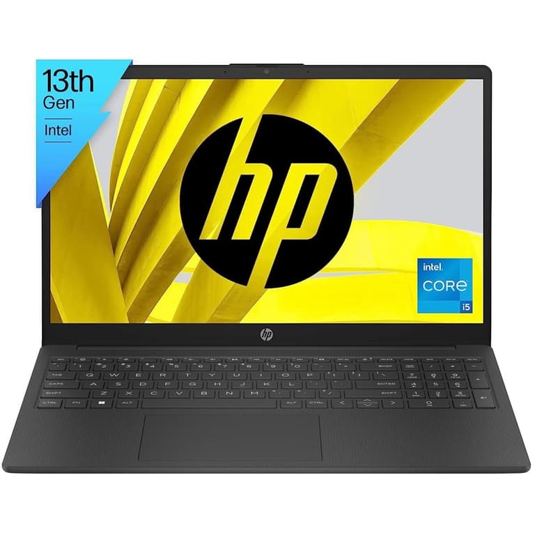HP Laptop 15-fd0028ne (2023) NEW 13th Gen Intel Core i5 10-Cores Slim Design w/ IPS Full HD Display - Gray