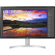 LG 32UN650-W 32” 4K IPS HDR 10 DCI-P3 95% Color Gamut w/ 3-Side Virtually Borderless Design & Built-in Speakers product image