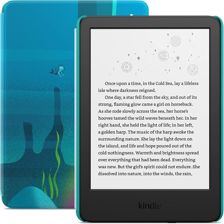 Amazon NEW Kindle Kids (2022) 16GB WIFI 6" The Lightest & Most Compact Kindle 300 ppi Up To 6 Weeks Battery - Ocean Explorer