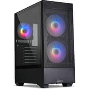 LIAN LI LANCOOL 205 MESH C High Airflow RGB Mesh Front Panel w/ 3 PWM Fans w/ USB Type-C - Black product image
