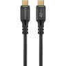 Promate PowerBolt240-2M USB-C Cable Ultra-Fast 240W Power Delivery Thunderbolt 3 w/ 8K Display Nylon Braided 2M Cord & 40Gbps Transfer Speed - Black product thumbnail 1