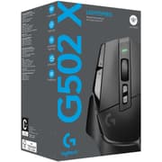 Logitech G502 X LIGHTSPEED Wireless w/ LIGHTFORCE Hybrid Optical-Mechanical Switches HERO 25K Sensor For macOS & Windows - Black product image