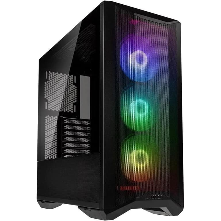 LIAN LI LANCOOL II MESH C High Airflow Mesh Front Panel ARGB w/ 3 PWM Fans w/ USB Type-C - Black