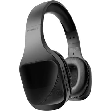 Promate NOVA Wire & Wireless Hi-Fi Stereo w/ MicroSD FM Radio AUX Port Noise Isolation Built-in Mic & On-Ear Control - Black