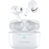 Promate ProPods True Wireless In-Ear Active Noise Cancelling Bluetooth v5.3 w/ Mic 25H Playback Time & Charging Case - White product thumbnail 1