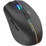Promate KITT Wireless Mouse 500mAh Rechargeable LED Backlit Mice w/ 6 Functional Buttons RGB Modes - Black product thumbnail 1
