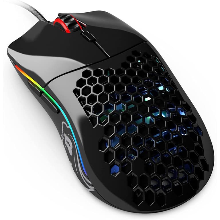 Glorious Model O 68G Superlight Honeycomb Mouse RGB USB Mouse - Glossy Black