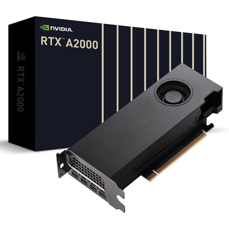 PNY RTX A2000 12GB 192-bit GDDR6 with ECC PCI Express 4.0 x16 Low Profile Workstation Video Card