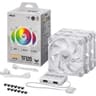 ASUS TUF Gaming TF120 ARGB Triple Fan Kit w/ Controller 3Pin LEDs Blade 120mm PWM Control For Computer Case & Liquid Radiator -White product thumbnail 1